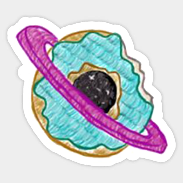 Planet Doughnut Sticker by AkiYami